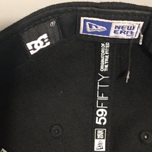New Era 59fifty DG BASEBALL CAP Black w/ Camo Trim - Picture 5 of 6